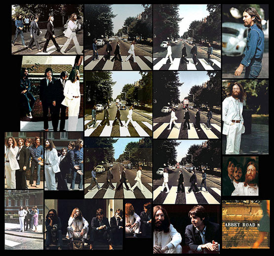 Abbey Road album cover photo shoot