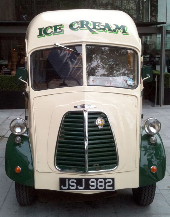 Vintage Morris ice cream van